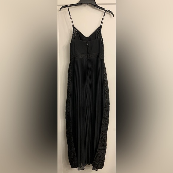 ALLSAINTS Alsen Black Lace Dress Size 4 GothGlam DarkAcademia CottageCore NWT - Picture 6 of 16